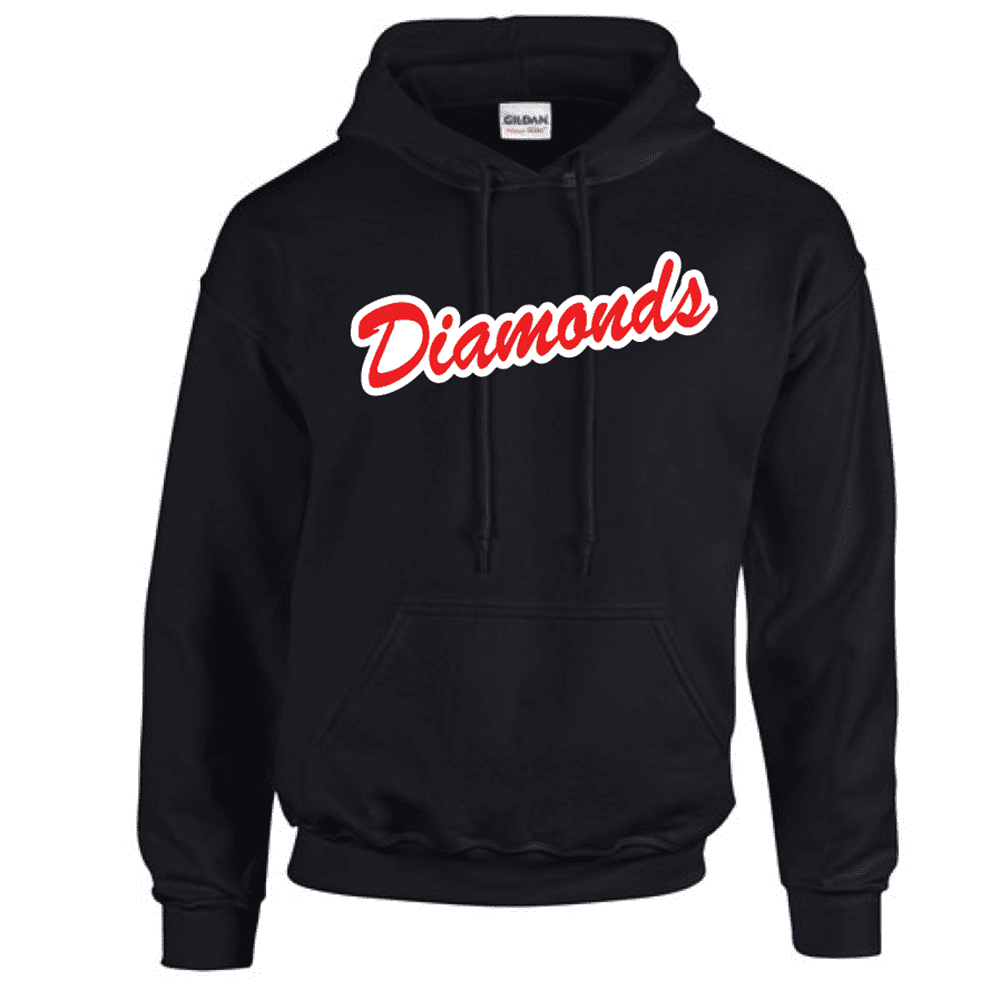 G185 Gildan Heavy Blend 8 oz., 50/50 Hooded Sweatshirt - Black