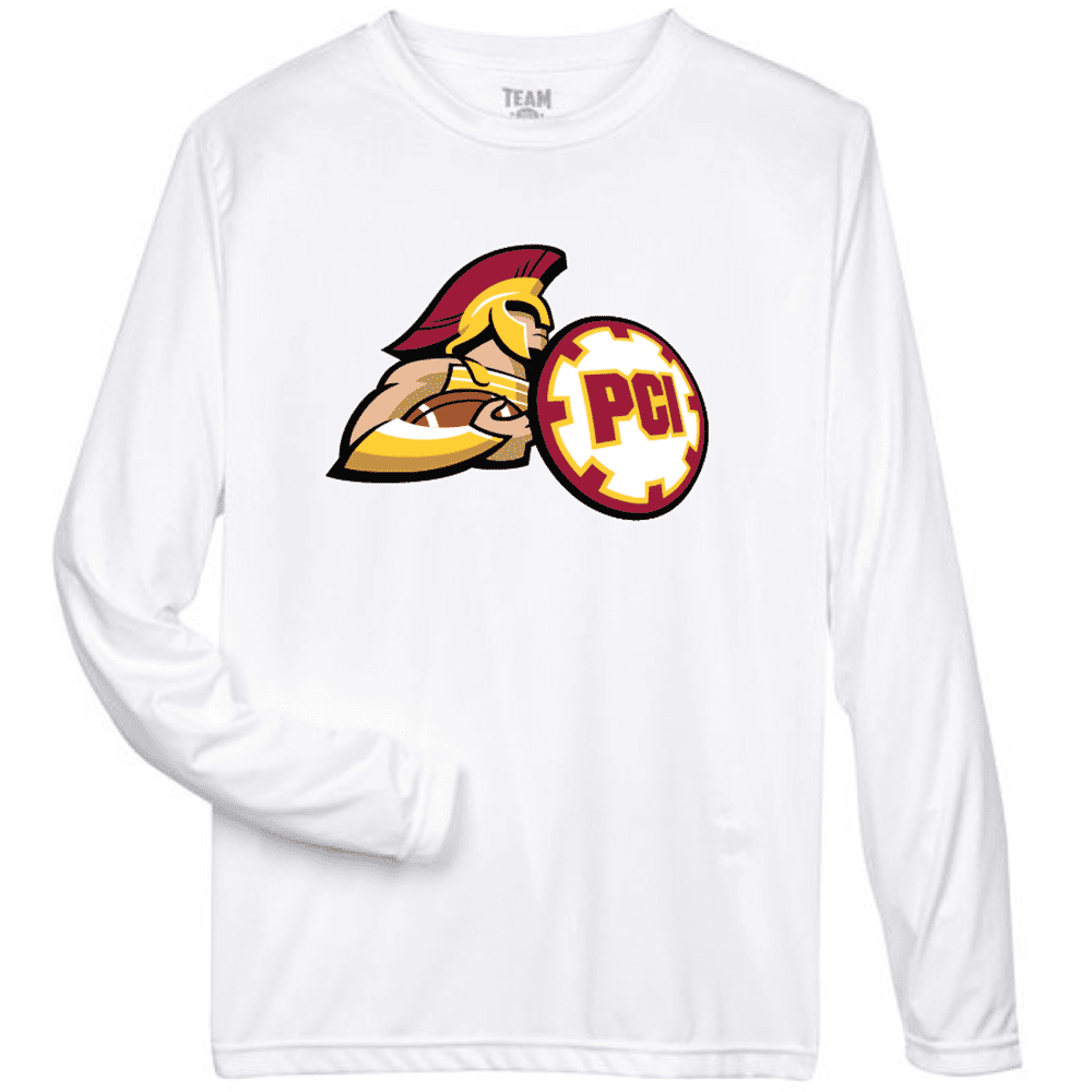 TT11L Team 365 Performance Long Sleeve Shirt - White