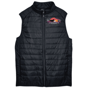 CE702 Core365 Men's Prevail Packable Puffer Vest - Black